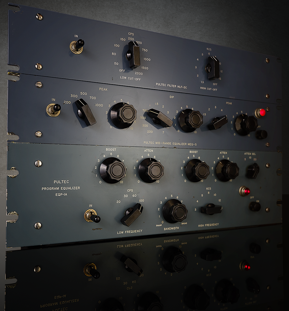 he Pultec Passive EQ Collection original hardware